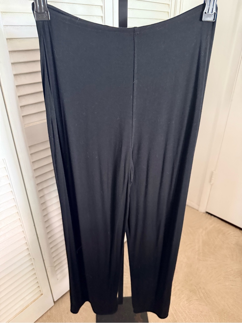 Joah Brown Black Wide-Leg Pull-On Drawstring Pants - Picture 4 of 6